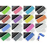 Bluecell Pack of 15 Keyboard Silicone Cover Skin for Macbook Pro 13” 15” 17” Aluminum Unibody