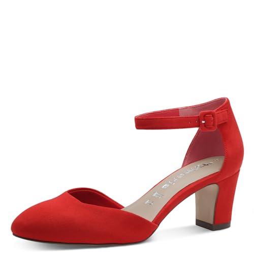 Tamaris Pumps Damen Vegan Elegant rot,EU 41