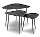 M2 Kollektion 3-Satztisch Trio, 67x50x72/52x45x52/42x40x42 cm