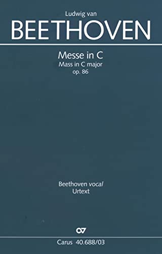 Messe in C - Soli SATB, SATB and Orchestra - VOCAL SCORE