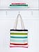 kate spade new york Canvas Tote Bag with Interior Pocket, Candy Stripe