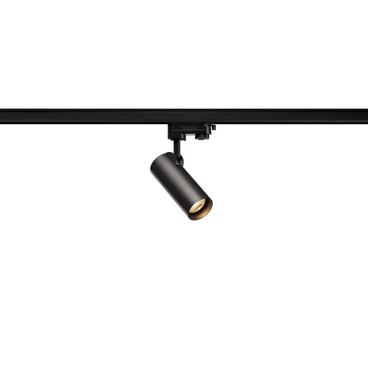 SLV luminaria para sistema trifásico HELIA 50 / proyector led trifásico, foco, proyector de techo, luminaria de techo, sistema de carril, iluminación de interior / 3000 K 11 W 750 lm negro 35 grados