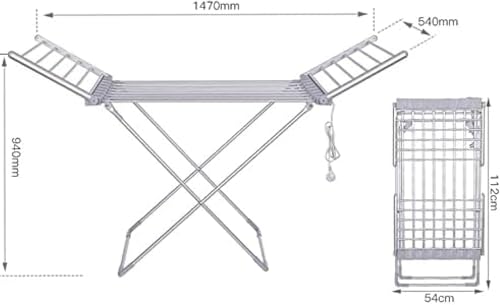 Séchoir à linge électrique chauffant écoénergétique constant 45-55°C