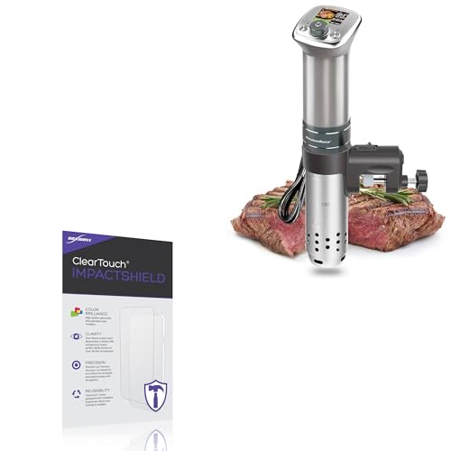 BoxWave Screen Protector Compatible with KitchenBoss Sous Vide G320Px - ClearTouch ImpactShield (2-Pack), Impenetrable Screen Protector Flexible Film