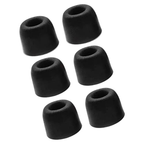 BLOOPIC 低反発 イヤホンパッド 記憶イヤパッド 6個入り3ペア 適用Shure 対応モデル SE110 SE115 SE210 SE215 SE310 SE315 SE420 SE425 SE530 SE535 イヤホンパッド イヤホン替えチップ 遮音 快適 サイズ10.6*10.5mm 内径は3mm（S）