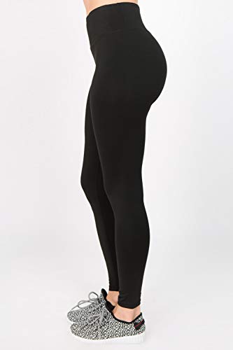 Women's Classic Basic Workout Leggings High Waist Super Stretchy Gym Pants3