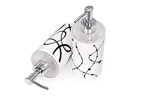 Arthya-soap-Dispenser-Bottle-Set-with-Pump-for-handwash-in-Bathroom-Kitchen-Sink-White-Plastic-Body-and-Chrome-Finish-topPack-of-2Design-as-per-Availability Arthya soap Dispenser Bottle Set with Pump for handwash in Bathroom Kitchen Sink, White Plastic Body and Chrome Finish top(Pack of 2)(Design as per Availability)