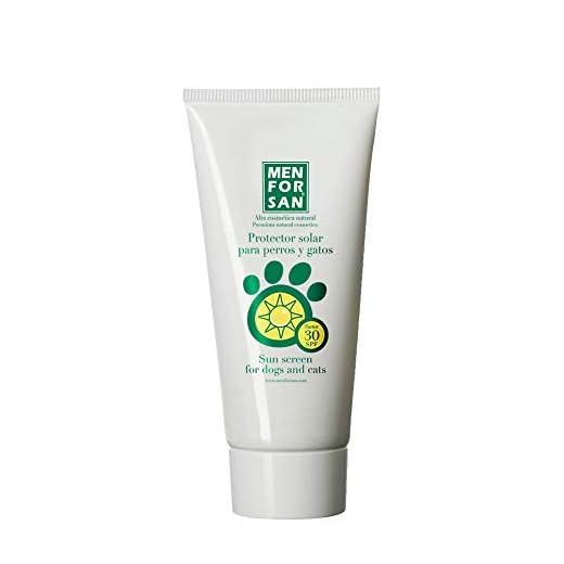 MENFORSAN Protector Solar Factor 30 Perros Y Gatos - 50 ml