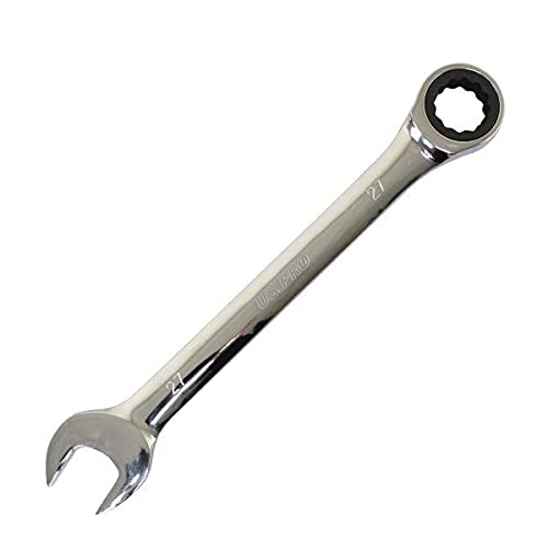 US PRO Tools 27mm Ratchet Spanner Wrench 72 Teeth Open & Ring End Wrench 3588