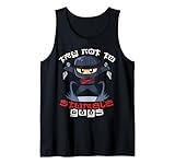 Funny Ninja Gamer Character Graphic