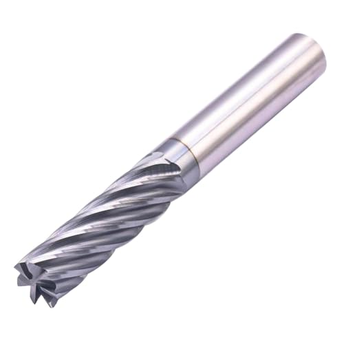 Image of High Performance Solid Carbide End Mill - AlTiN Coated, Variable Helix, 7 Flute, Variable Geometry, 1 /2 inch Cutting Diameter, 1 /2 inch Shank Diameter, 1-3 /4 inch Length of Cut, 4 inch Overall Length, Square End