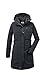 Killtec Damen Parka Funktionsparka mit abzippbarer Kapuze KOW 165 WMN PRK wasserdicht, Winddicht, atmungsaktiv 00200-schwarz 44