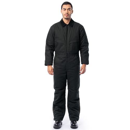 Wrangler Riggs Workwear Mens Insulated Duck Coverall Black Large