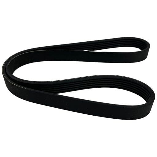Side view of the Yanmar 128990-77580 Serpentine Belt