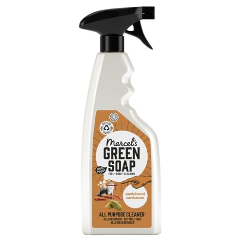 Marcel's Green Soap - All-Purpose Spray Sandalwood & Cardamom - Cleaning Spray - Eco friendly - Vegan - 99% Biodegradable - 500 ML