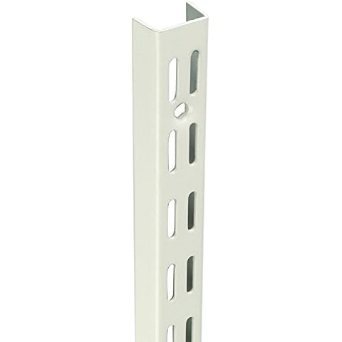 1M / 1000mm Watson White Twin Slot Shelving Upright Cover