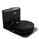 iHome AutoVac Eclipse Pro 3-in-1 Robot Vacuum & Vibrating Mop - Alexa Capable, Auto-Empty Base, 2200pa Strong Suction, HomeMap Navigation, Google & App Control