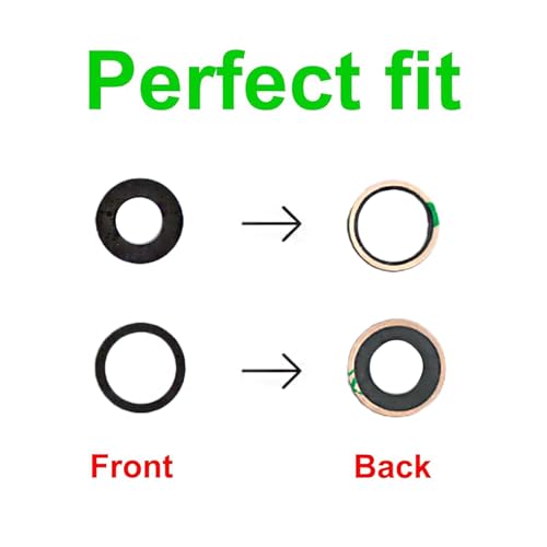 16 Back Rear Camera Lens Glass Replacement for iPhone 16 Camera Glass Lens,16 Camera Lens Glass Replacement with Pre-Installed Adhesive, Back Glass Camera Lens,Repair Tool Set by Anglepingping - Used condition - Image 5