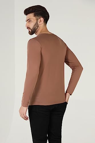 Image of INKKR Regular Fit Style V-Neck Full Sleeve T-Shirts for Men