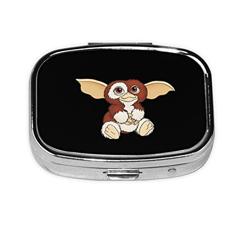 グレムリン ピルケース 薬ケース 2段分割 長方形 ケース 薬入れ 錠剤ケース 習慣薬箱 サプリメントケース サプリケース 軽量 耐久性 飲み忘れ防止 携帯型 コンパクト