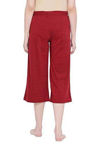 Image of Clovia Women's Cotton Chic Basic Capri