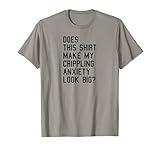 Ironic Introvert Depression Humor Crippling Anxiety Meme T-Shirt