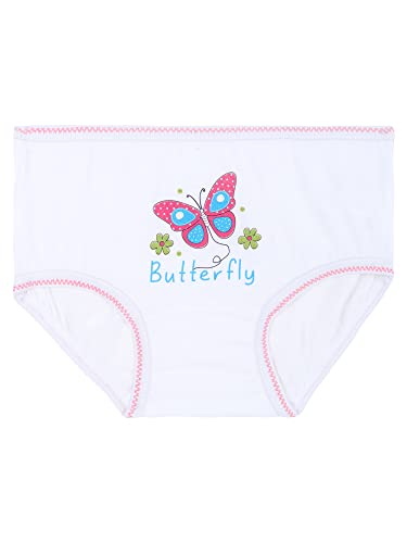 Image of DYCA by Bodycare Girls Cotton Briefs, Soft & Breathable Panties, Pack of 6, Print & Colour May Vary