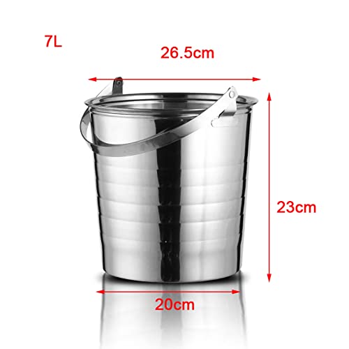 Cubo de champán de 7L ideal para enfriar vino y cócteles en fiestas 3