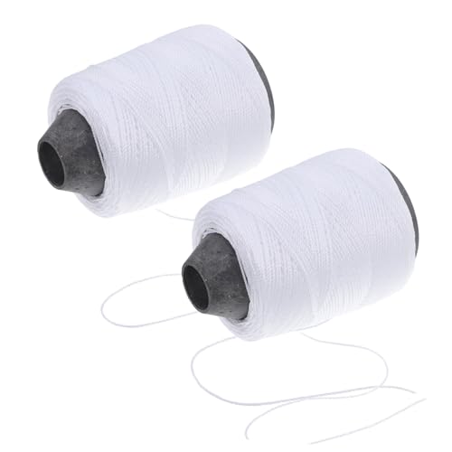 2 rollos de cuerda de construcción de nylon para albañilería, jardinería, proyectos de bricolaje y topografía al aire libre miniatura 1