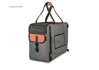 Annitaño Premium Hundeflugtasche 55x40x23 cm EUWI | Hundetasche Flugzeug & Reise wasserabweisend & belastbar bis 12 kg | stabile Hundetransporttasche mit Rucksackfunktion &Trolley-Befestigung – Ansicht 3