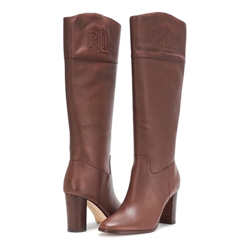 Lauren Ralph Lauren Women's Page II Burnished Leather Tall Boot3