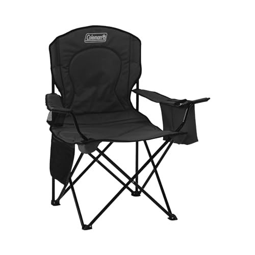 Coleman-Polyester-Polyvinyl-Chloride-Oversized-Quad-Chair-Sturdy-Foldable-Camping-Chair-with-Attached-Can-Cooler-and-Cup-Holder-Black