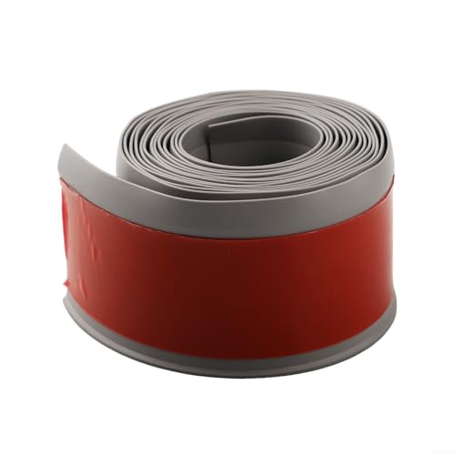 Rodapié flexible de alta densidad y acabado gris mate para reformas modernas de interior 3