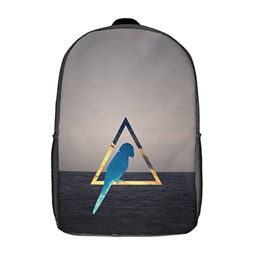 Sac à dos d'école artistique 17 pouces grand sac d'école enfants unisexe 3D