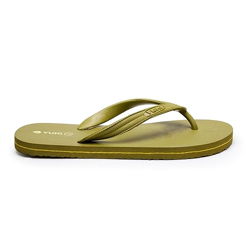 Image of YUKI Unisex Slippers | Hawai Chappal Rubber Flip Flops Slippers, Comfortable & Ultra-Light, Waterproof Non-Slip Thong