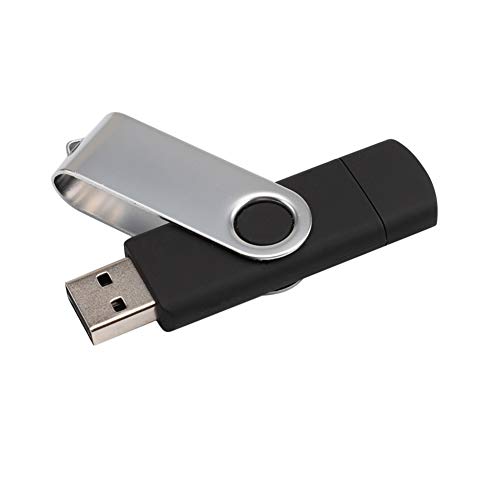 Shentesel USB 2.0 OTG Flash Drive Memory Stick U Disk Portable for Computer Phone Black 512M
