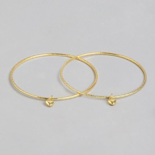 925 Silver Plated Bangle Set for Mother-Daughter