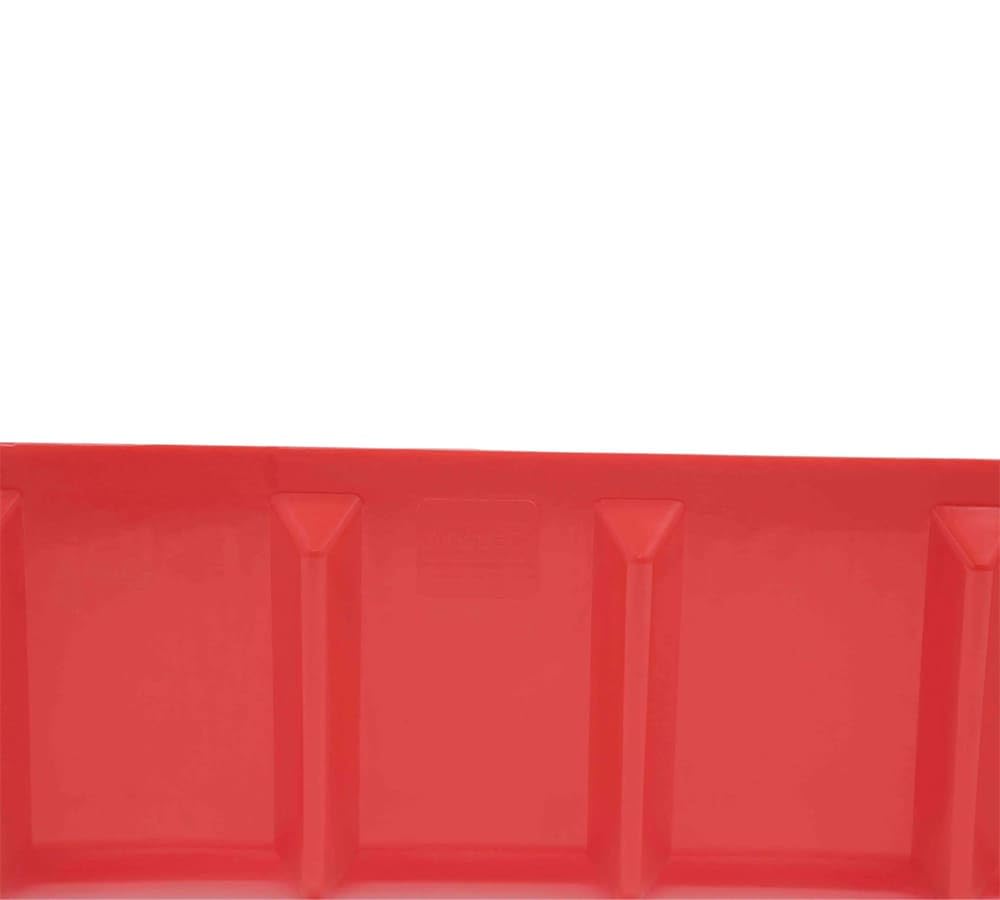 Mytee Products Protezione angolare a V per verricelli e cinghie a cricchetto, in plastica, per rimorchi a pianale piatto, confezione da 10, 20,3 x 20,3 x 121,9 cm, colore: rosso