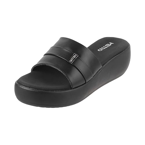 Image of Metro Women Wedge Heel Fashion Slip-on Sandal