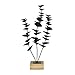 Deco 79 Metal Leaf Decorative Sculpture Home Decor Statue with Wood Base, Accent Figurine 9