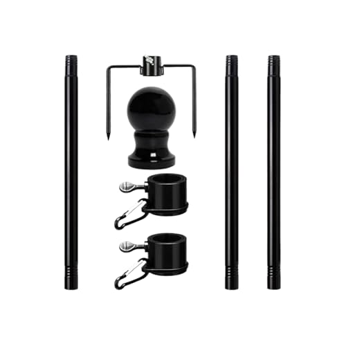 Ocastuted Asta De Bandera para Porche,Mástil Ajustable 1.2 Metros Jardín - Astasta Resistente para Eventos Deportivos Propietarios De Viviendas Empresas Escuelas | Exteriores Casas Aficionados