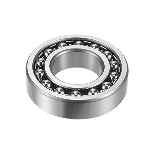 Roulement à billes auto-alignant double rangée ouverte 1206 uxcell en acier robuste - 5