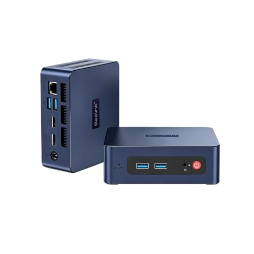 Image of Beelink SER3 Mini PC, AMD Ryzen 5 3500U, 16GB DDR4 RAM 500GB PCle3.0 SSD | 4K@60Hz Dual Display, WiFi5, BT5.0, DP+HDMI, Auto Power On