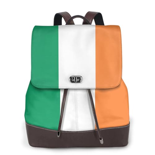 Sac à dos femme EdWal noir multi-usage avec motif drapeau irlandais