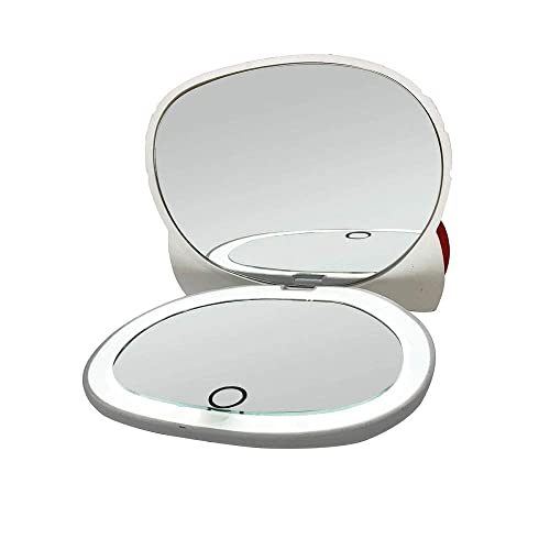 Miroir de maquillage compact Hello Kitty ATUIO avec éclairage LED strip de précision - 4