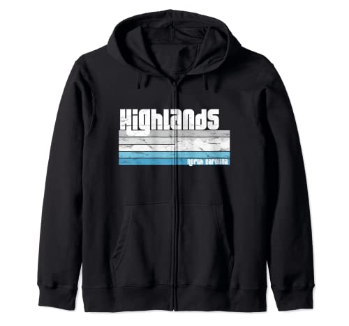 Highlands North Carolina NC Blue Ridge Montagne Inverno Felpa con Cappuccio