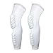 Padded Knee Compression Sleeves Long Leg Sleeve Calf Protection for Basketball, Football, Volleyball, Soccer Knee Pads Shin Brace Soft Protective Gear Calf Support for Youth Adult, 1 Pair
