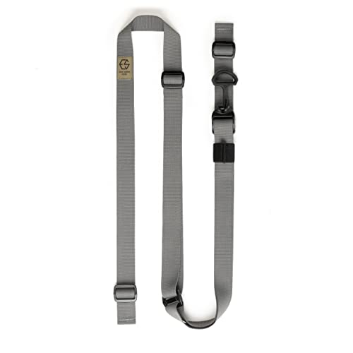 Edgar Sherman Design ESD Sling Tactical Rifle Sling | Two-Point | Mil-Spec | Quick Adjust | Lightweight | Integrated Elastic Retention | Trusted by Special Operations | USA Made (Wolf Grey)