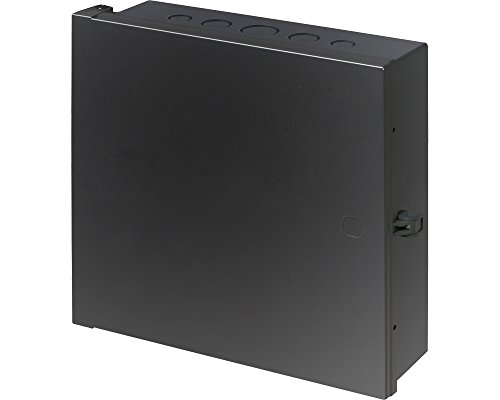 Arlington Industries EB1212BL-1 Electronic Equipment Enclosure Box (Pack of 1), 12\" x 12\" x 4\", Black