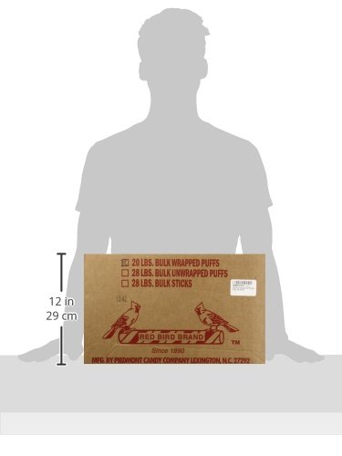 Red Bird Wrapped Soft Peppermint Puffs, 20 Pound #TOP1